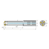 Standard Toolholders - Weldon Shank (U Style) Weldon Shank for U Style Inserts - Big-tools Industrial Supply Tools for Metal Cutting